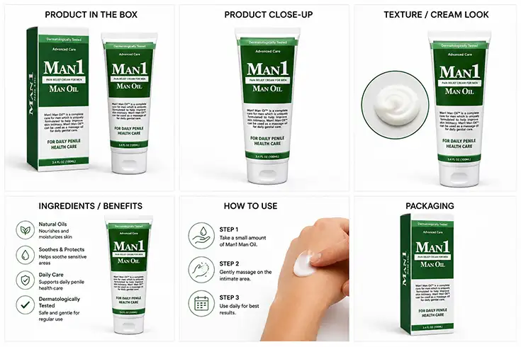 Man1 Man Oil Penile Health Cream