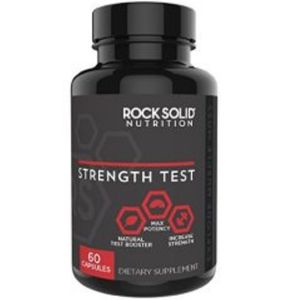 Rock Solid Strength Test Male Enhancement Supplement